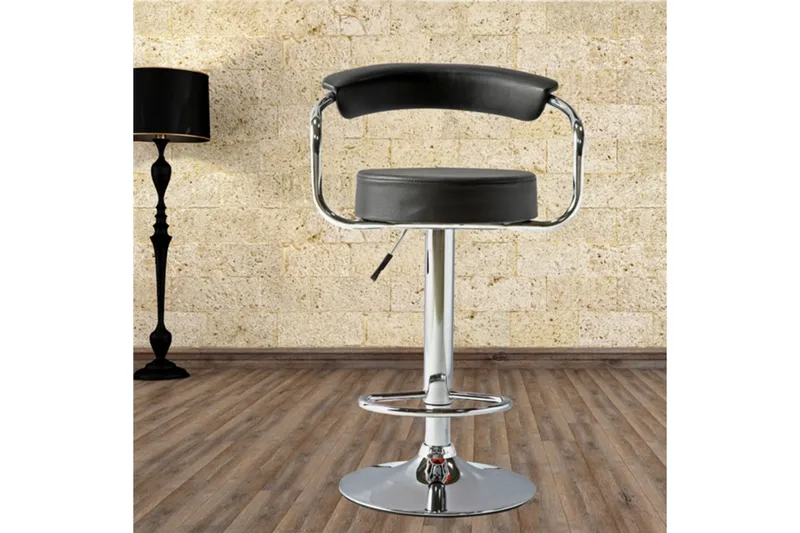 Leon Barstol - Svart/Krom - Möbler - Matplats - Barmöbler - Barstolar