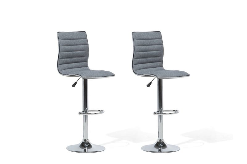 LITTAU Barstol 2-pack Konstläder/Grå - Möbler - Matplats - Barmöbler - Barstolar