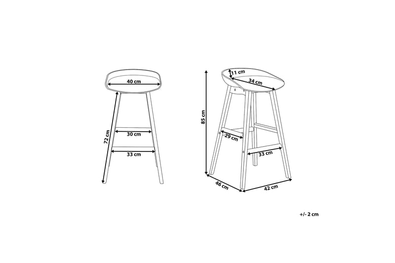 MICCO Barstol 47 cm - Möbler - Matplats - Barmöbler - Barstolar