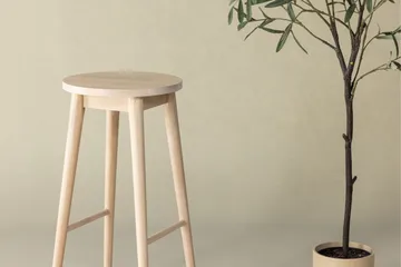 Mollösand Barstol 75 cm - Whitewash - Möbler - Matplats - Barmöbler - Barstolar