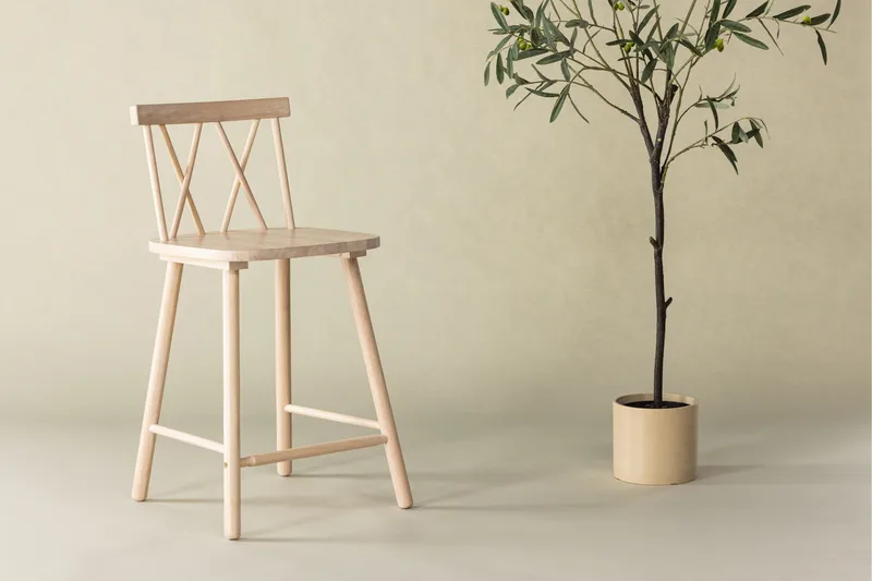 Mollöström Barstol 90 cm - Whitewash - Möbler - Matplats - Barmöbler - Barstolar