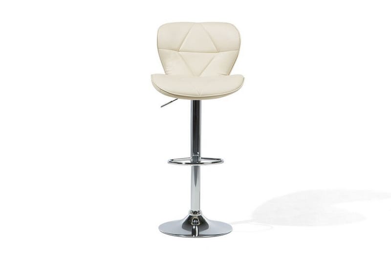 NOGAREO Barstol 2-pack Konstläder/Beige - Möbler - Matplats - Barmöbler - Barstolar
