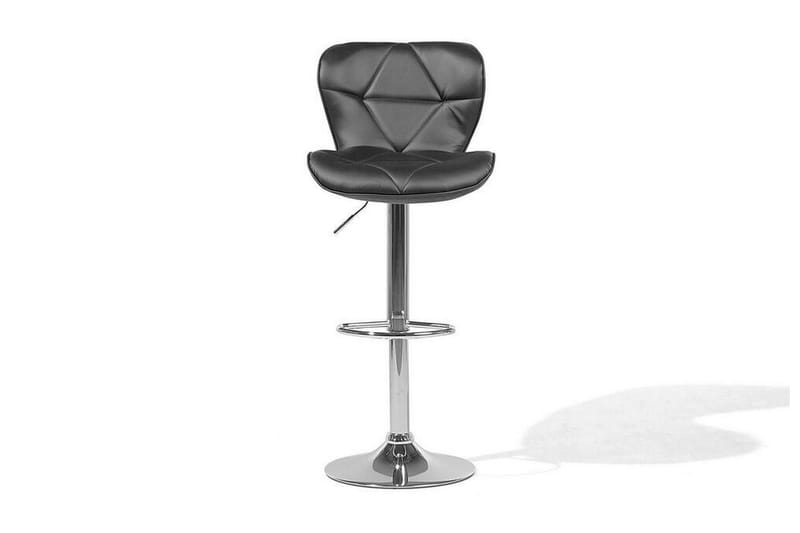 NOGAREO Barstol 2-pack Konstläder/Svart - Möbler - Matplats - Barmöbler - Barstolar