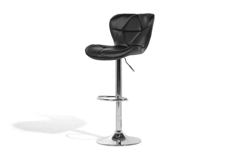 NOGAREO Barstol 2-pack Konstläder/Svart - Möbler - Matplats - Barmöbler - Barstolar