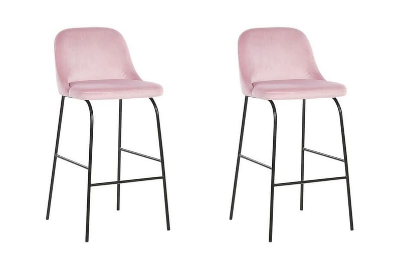 PROVESANO Barstol 2-pack Rosa - Möbler - Matplats - Barmöbler - Barstolar