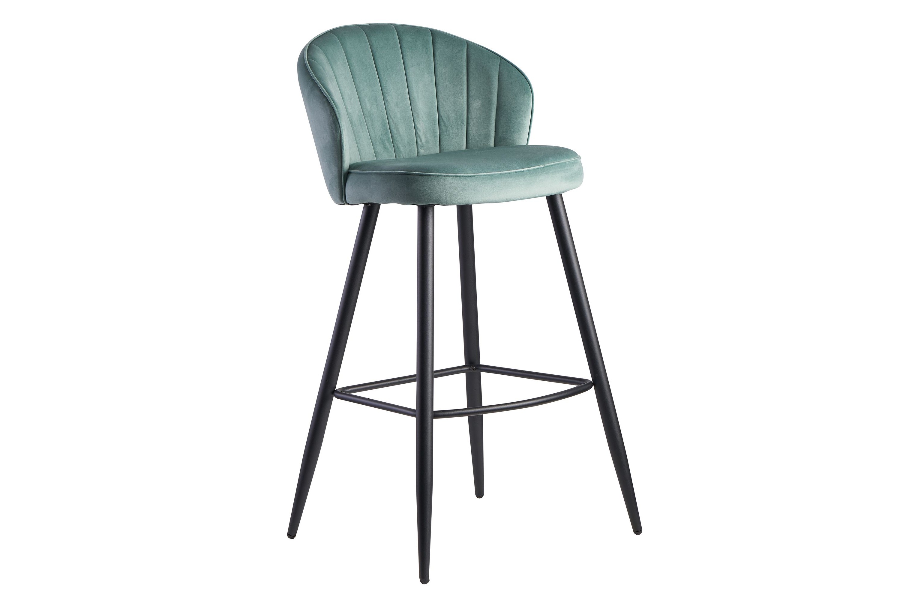 seneca barstol ljusgrön/svart -