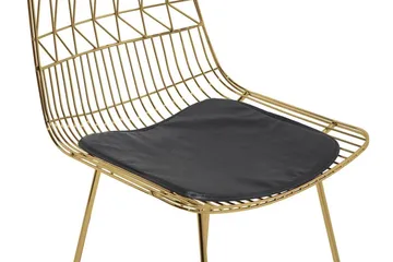 Set med 2 barstolar PRESTON Metall Guld 48cm - Guld - Möbler - Matplats - Barmöbler - Barstolar