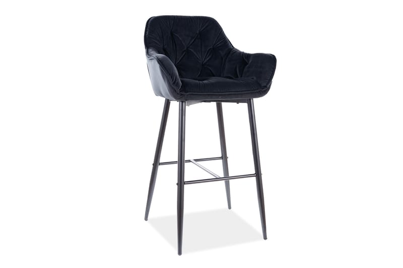 SPEER Barstol Sammet/Svart - Möbler - Matplats - Barmöbler - Barstolar