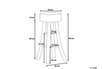 WALTON Barstol 40 cm - Möbler - Matplats - Barmöbler - Barstolar