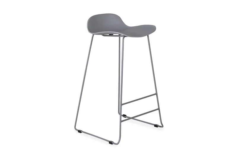 Wave Barstol, Grå/Grå