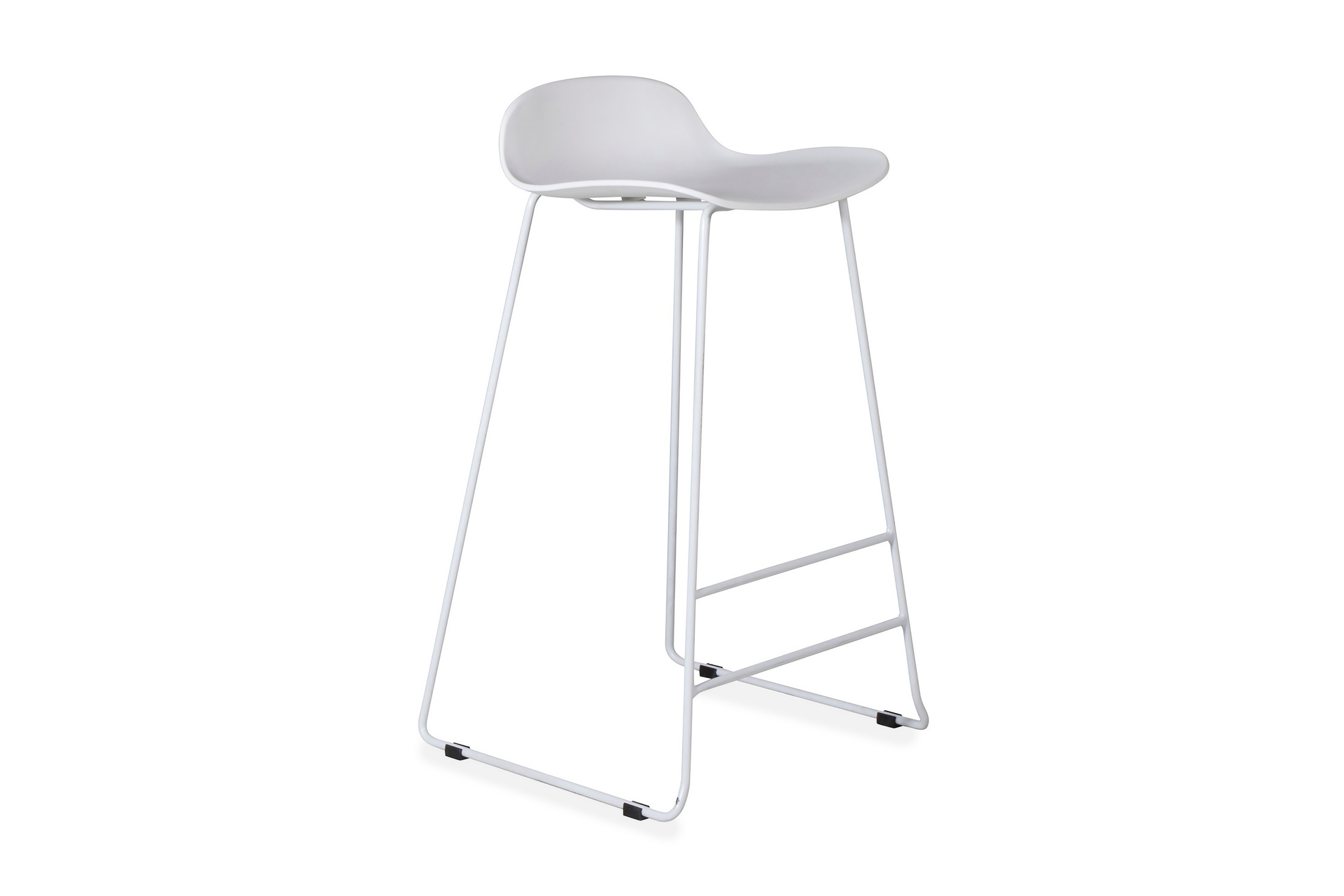 wave barstol - vit/vit