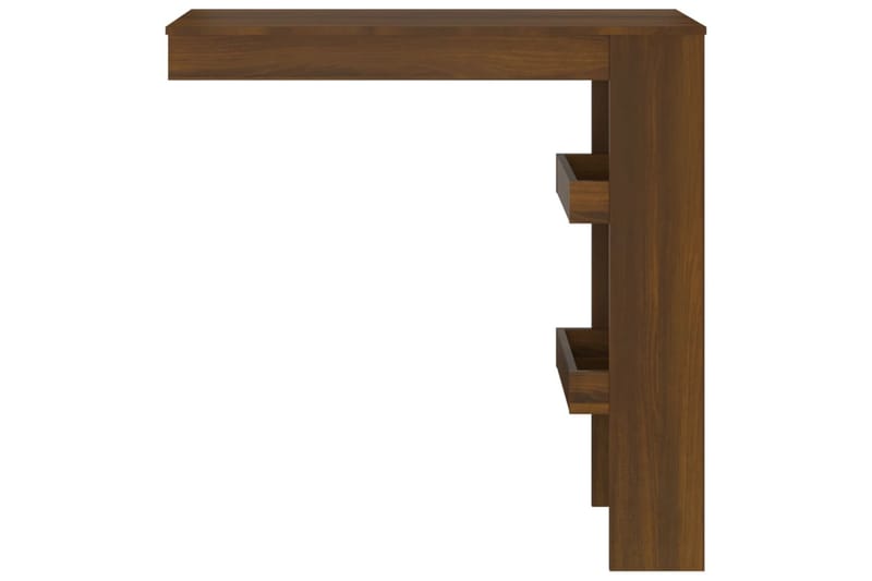 beBasic Barbord väggmonterat brun ek 102x45x103,5 cm konstruerat trä - Möbler - Matplats - Barmöbler - Barbord