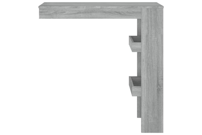 beBasic Barbord väggmonterat grå sonoma 102x45x103,5 cm konstruerat trä - Barbord - Bord