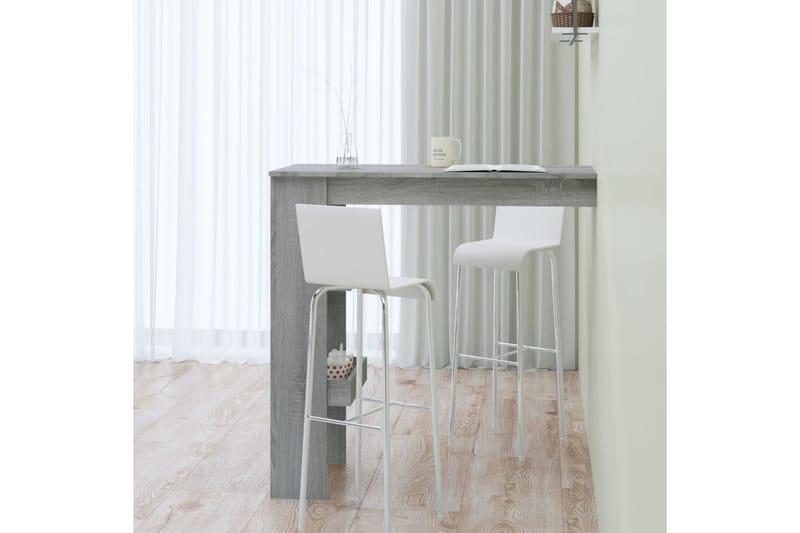 beBasic Barbord väggmonterat grå sonoma 102x45x103,5 cm konstruerat trä - Möbler - Matplats - Barmöbler - Barbord