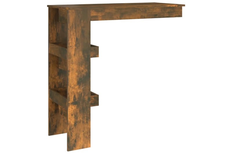 beBasic Barbord väggmonterat rökfärgad 102x45x103,5 cm konstruerat trä - Möbler - Matplats - Barmöbler - Barbord