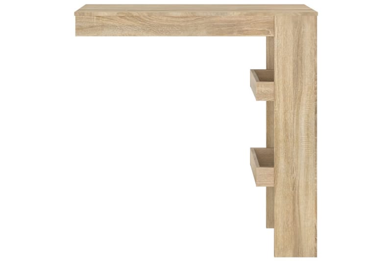 beBasic Barbord väggmonterat sonoma-ek 102x45x103,5 cm konstruerat trä - Möbler - Matplats - Barmöbler - Barbord