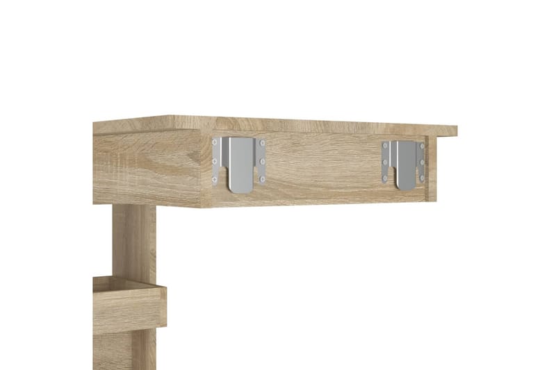 beBasic Barbord väggmonterat sonoma-ek 102x45x103,5 cm konstruerat trä - Möbler - Matplats - Barmöbler - Barbord