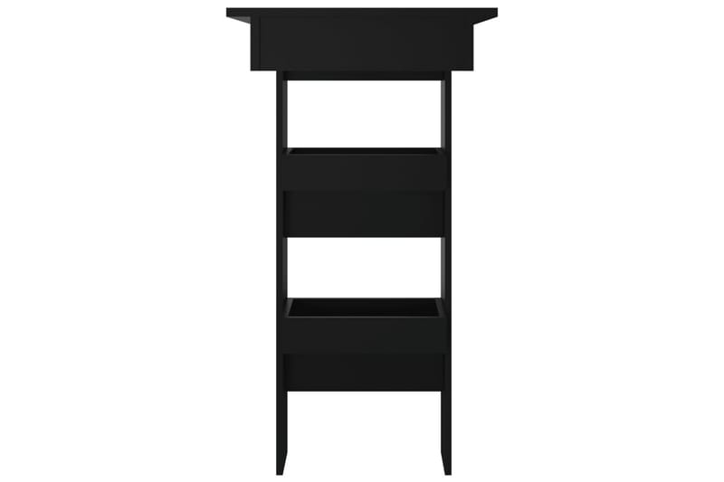 beBasic Barbord väggmonterat svart 102x45x103,5 cm konstruerat trä - Möbler - Matplats - Barmöbler - Barbord