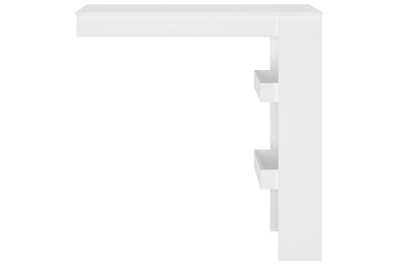 beBasic Barbord väggmonterat vit 102x45x103,5 cm konstruerat trä - Barbord - Bord