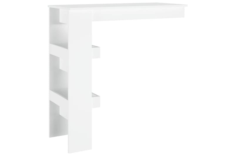 beBasic Barbord väggmonterat vit 102x45x103,5 cm konstruerat trä - Möbler - Matplats - Barmöbler - Barbord