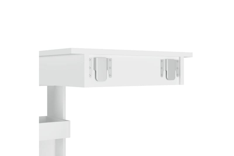 beBasic Barbord väggmonterat vit 102x45x103,5 cm konstruerat trä - Möbler - Matplats - Barmöbler - Barbord