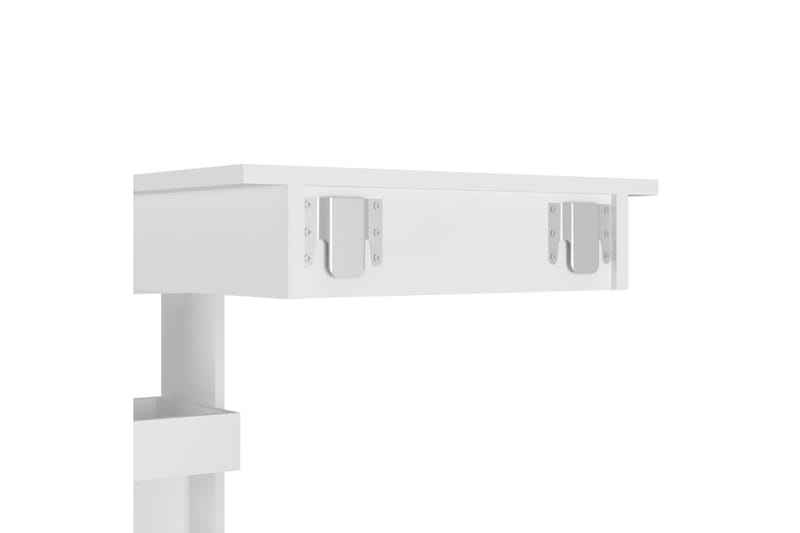 beBasic Barbord väggmonterat vit glans 102x45x103,5 cm konstruerat trä - Möbler - Matplats - Barmöbler - Barbord