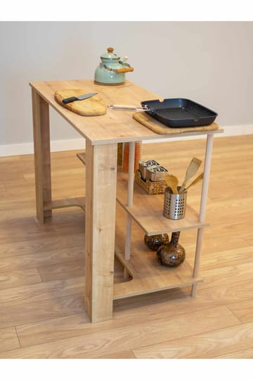 Belvo Köksö 120x89,5x60 cm - Sapphire Oak - Förvaring - Förvaringsmöbler - Köksö