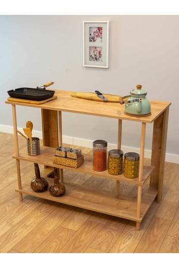Belvo Köksö 120x89,5x60 cm - Sapphire Oak - Förvaring - Förvaringsmöbler - Köksö