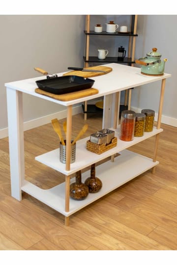 Belvo Köksö 120x89,5x60 cm - Vit - Förvaring - Förvaringsmöbler - Köksö