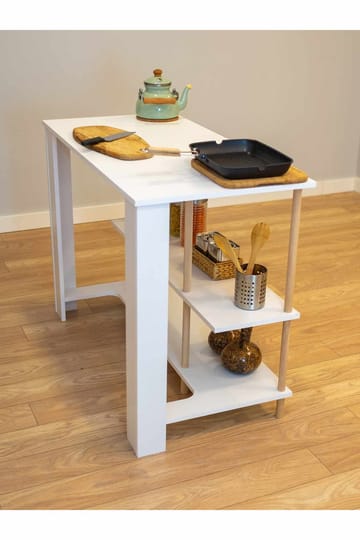Belvo Köksö 120x89,5x60 cm - Vit - Förvaring - Förvaringsmöbler - Köksö