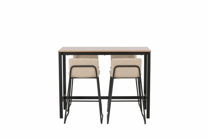 Camden Barbord 60x120 cm med 4 Bisbee Stolar - Beige - Möbler - Matplats - Barmöbler - Barbord