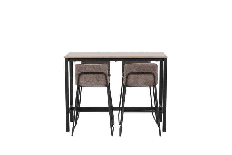 Camden Barbord 60x120 cm med 4 Bisbee Stolar - Mörkgrå - Möbler - Matplats - Barmöbler - Barbord