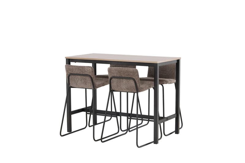 Camden Barbord 60x120 cm med 4 Bisbee Stolar - Mörkgrå - Möbler - Matplats - Barmöbler - Barbord