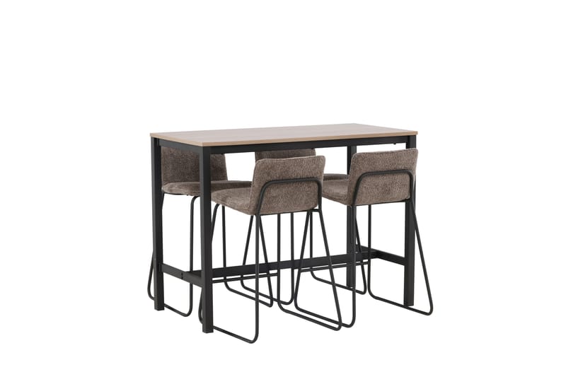 Camden Barbord 60x120 cm med 4 Bisbee Stolar - Mörkgrå - Möbler - Matplats - Barmöbler - Barbord