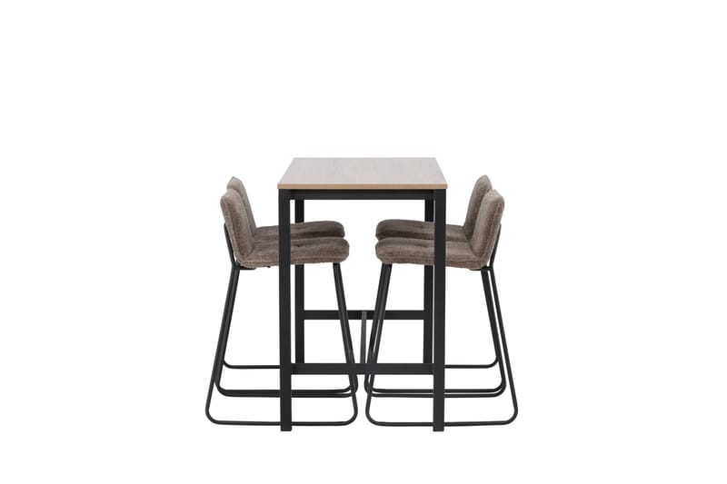 Camden Barbord 60x120 cm med 4 Bisbee Stolar - Mörkgrå - Möbler - Matplats - Barmöbler - Barbord