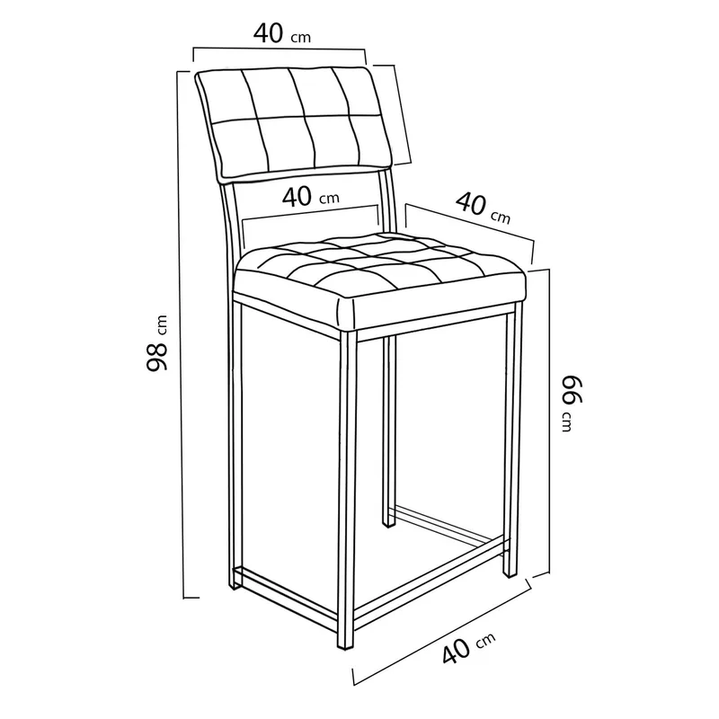 Cenanwesh Barstol - Antracit - Möbler - Matplats - Barmöbler - Barstolar