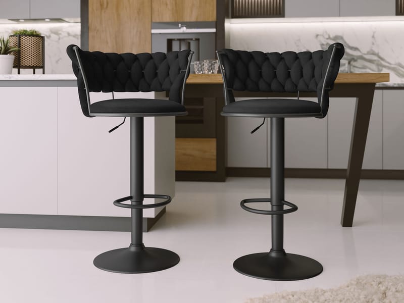 Garrick Barstol 76 cm 2-pack - Svart - Möbler - Matplats - Barmöbler - Barstolar