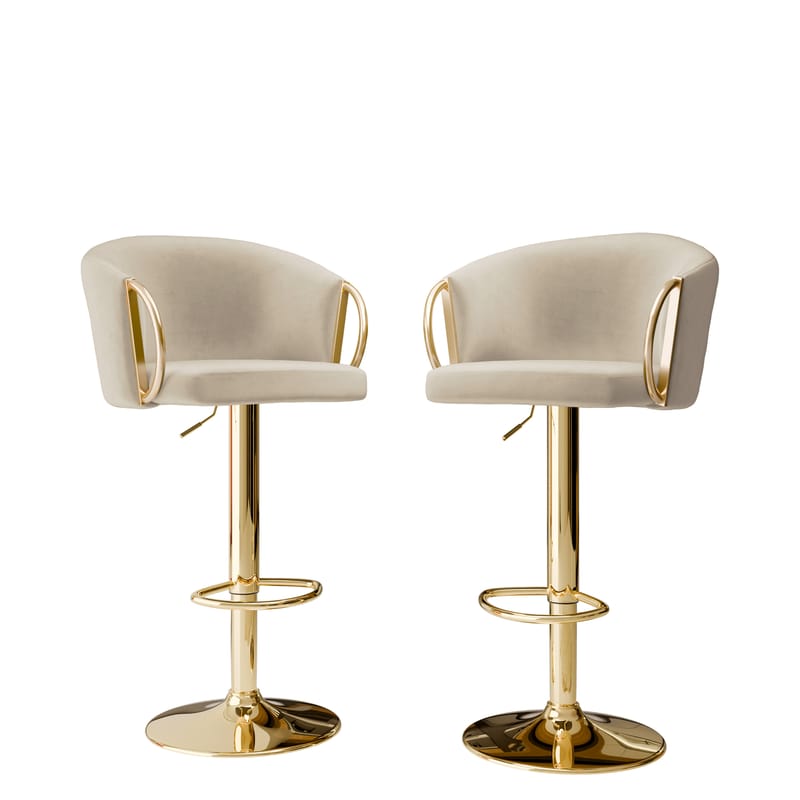 Garrick Barstol 84 cm 2-pack, Beige