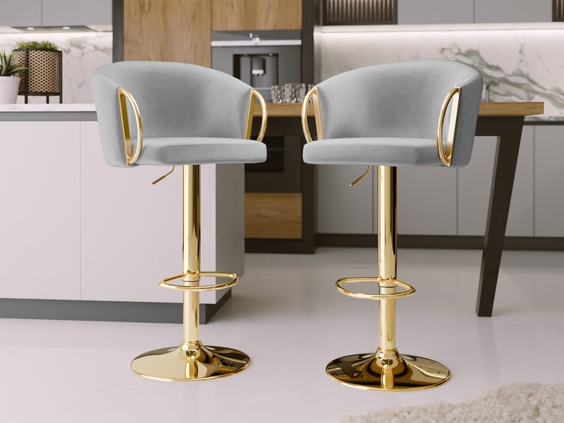 Garrick Barstol 84 cm 2-pack - Grå - Möbler - Matplats - Barmöbler - Barstolar