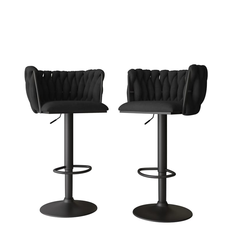 Garrick Barstol 85 cm 2-pack, Svart