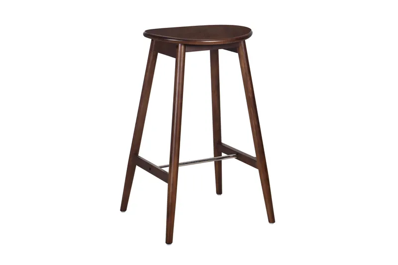 Norden Barstol i trä – barstol utan rygg för kök & bar - Valnöt - Möbler - Matplats - Barmöbler - Barstolar