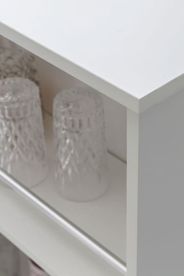 Norova Barbord 120 cm - Vit och silver - Möbler - Matplats - Barmöbler - Barbord