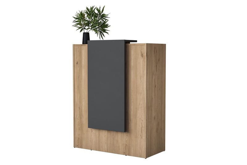 Receptionbord Valnöt / Antracit - Rödfärgat trä/Antracit - Möbler - Matplats - Barmöbler - Bardisk