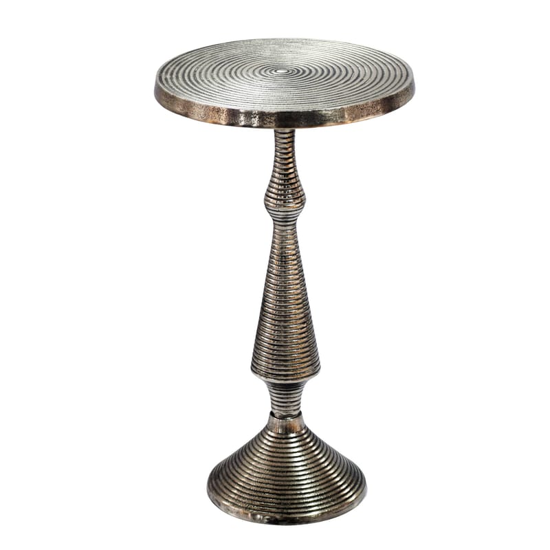 Rivnor Runt sidobord 30 cm i aluminium - silver - Möbler - Matplats - Barmöbler - Barbord