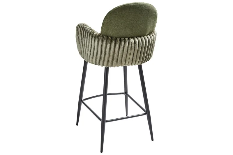 Set med 2 barstolar Amity - Grön, Svart - Möbler - Matplats - Barmöbler - Barstolar