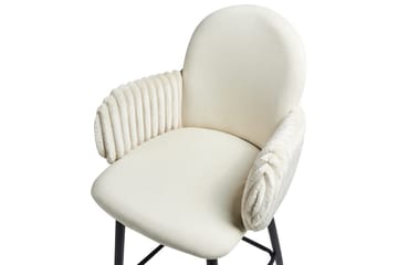 Set med 2 barstolar Amity - Ljusbeige, svart - Möbler - Matplats - Barmöbler - Barstolar