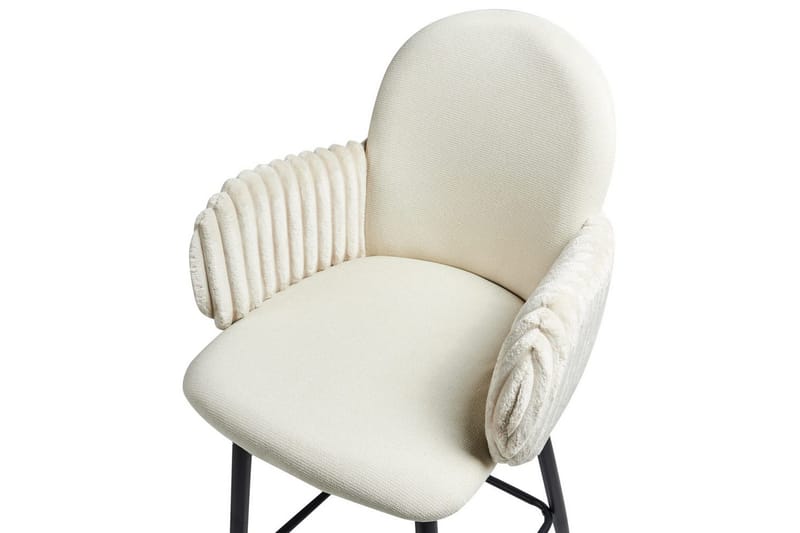 Set med 2 barstolar Amity - Ljusbeige, svart - Möbler - Matplats - Barmöbler - Barstolar