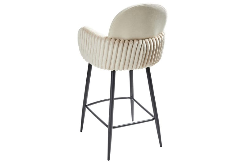 Set med 2 barstolar Amity - Ljusbeige, svart - Möbler - Matplats - Barmöbler - Barstolar