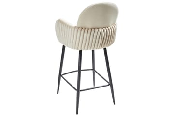 Set med 2 barstolar Amity - Ljusbeige, svart - Möbler - Matplats - Barmöbler - Barstolar