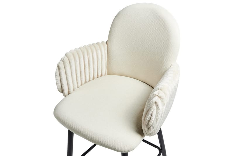 Set med 2 barstolar Amity - Ljusbeige, svart - Möbler - Matplats - Barmöbler - Barstolar